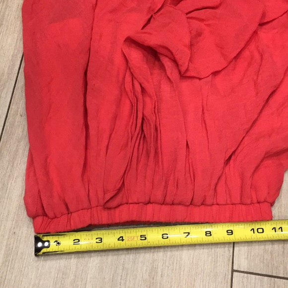 Gorgeous Red coralish high low skirt - Picture 5 of 8